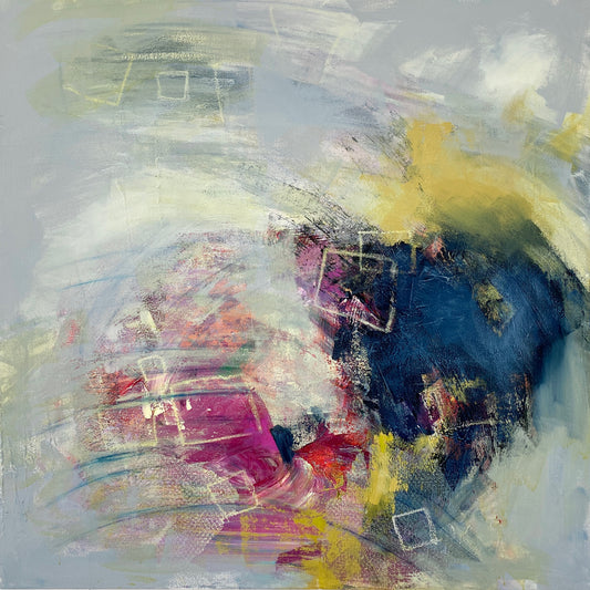 “Solitary Poem”  100x100cm