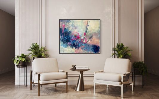 “Looking for Words” 100x120cm
