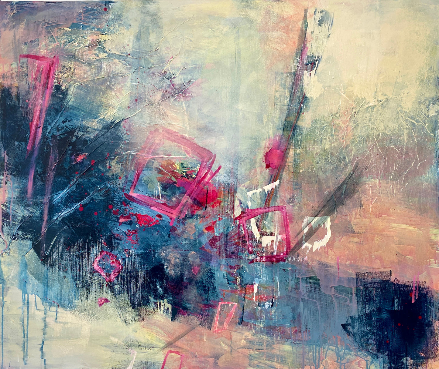 “Looking for Words” 100x120cm